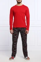 Pyžamo | Regular Fit Tommy Hilfiger červený