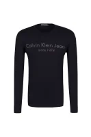 Tričko s dlouhým rukávem Treavik 2 CALVIN KLEIN JEANS tmavě modrá
