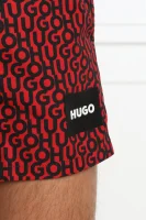 Koupací šortky JAGO | Regular Fit Hugo Bodywear červený