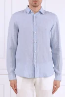 Lněná košile Liam | Regular Fit BOSS BLACK modrá