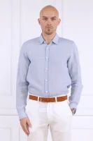 Lněná košile Liam | Regular Fit BOSS BLACK modrá