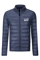 Péřová bunda | Regular Fit EA7 tmavě modrá