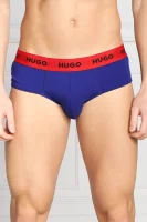 Slipy 3-pack Hugo Bodywear tmavě modrá