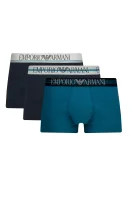 Boxerky 3-pack Emporio Armani tmavě modrá