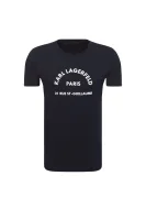 Tričko Print | Regular Fit Karl Lagerfeld tmavě modrá
