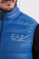 Péřový vesta | Regular Fit EA7 modrá