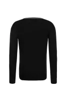 Vlněný svetr Lagerfeld černá