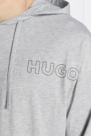 Tričko s dlouhým rukávem Unite LS- Hood | Regular Fit Hugo Bodywear šedý
