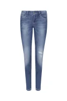 Džíny Pixie | Skinny fit | mid waist Pepe Jeans London modrá