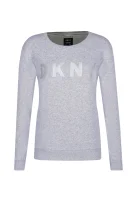 Mikina CREW NECK SWEATS | Regular Fit DKNY popelavě šedý