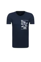 Tričko | Slim Fit Gas tmavě modrá