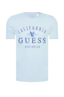 Tričko | Regular Fit Guess světlo modrá