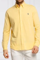 Koszula | Regular Fit | pique POLO RALPH LAUREN žlutý