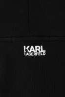 MIKINA EMBROIDERED Karl Lagerfeld černá
