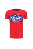 Tričko Reworked Classic Superdry červený