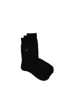 Ponožky 3-Pack POLO RALPH LAUREN černá