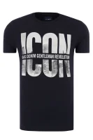 Tričko ARKELL/S ICON | Slim Fit Gas tmavě modrá
