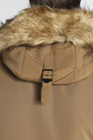 Péřová bunda | Regular Fit Superdry bronzově hnědý
