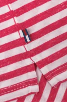 Tričko Basic Stripe Hilfiger Denim růžová