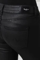 Džíny PIXIE | Slim Fit | mid waist Pepe Jeans London černá