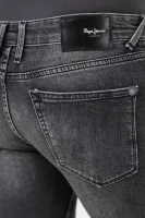 Šortky CHAP | Slim Fit | denim Pepe Jeans London černá