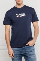 Tričko | Regular Fit Tommy Jeans tmavě modrá