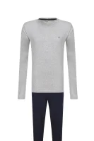Pyžamo Icon Tommy Hilfiger popelavě šedý