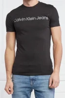 Tričko INSTITUTIONAL | Slim Fit CALVIN KLEIN JEANS černá