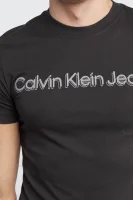 Tričko INSTITUTIONAL | Slim Fit CALVIN KLEIN JEANS černá