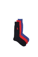 Ponožky 3-pack POLO RALPH LAUREN tmavě modrá