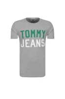 Tričko TJM COLLEGE LOGO | Regular Fit Tommy Jeans šedý