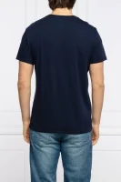 Tričko | Slim Fit Lacoste tmavě modrá
