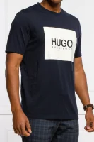 Tričko Dolive214 | Regular Fit HUGO tmavě modrá