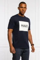 Tričko Dolive214 | Regular Fit HUGO tmavě modrá