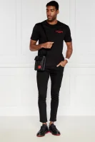 Tričko FLOCK LOGO | Regular Fit Just Cavalli černá