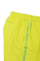 Koupací šortky MEDIUM DRAWSTRING | Regular Fit Calvin Klein Swimwear limetkově zelený