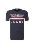 Tričko TJM Stripe | Regular Fit Tommy Jeans tmavě modrá
