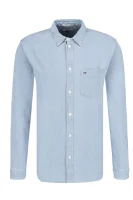 Košile | Relaxed fit Tommy Jeans světlo modrá