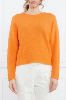 vlněný svetr | regular fit Samsøe Samsøe oranžový
