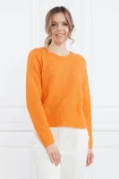 vlněný svetr | regular fit Samsøe Samsøe oranžový