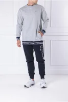 Mikina TJM RIB LOGO CREW | Relaxed fit Tommy Jeans šedý