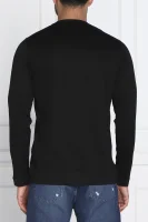 Tričko s dlouhým rukávem | Regular Fit Karl Lagerfeld černá