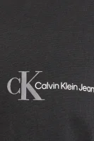 Tričko s dlouhým rukávem | Regular Fit CALVIN KLEIN JEANS černá