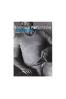 Tričko | Slim Fit Emporio Armani popelavě šedý