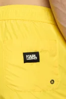 Koupací šortky | Regular Fit Karl Lagerfeld žlutý