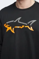 Tričko s dlouhým rukávem | Regular Fit Paul&Shark černá