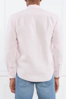 Lněná košile | Regular Fit Vilebrequin pudrově růžový