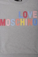 MIKINA Love Moschino popelavě šedý