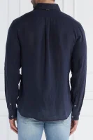 Košile g-linen | Regular Fit Napapijri tmavě modrá