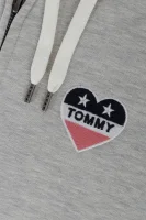 Mikina Tommy Jeans popelavě šedý